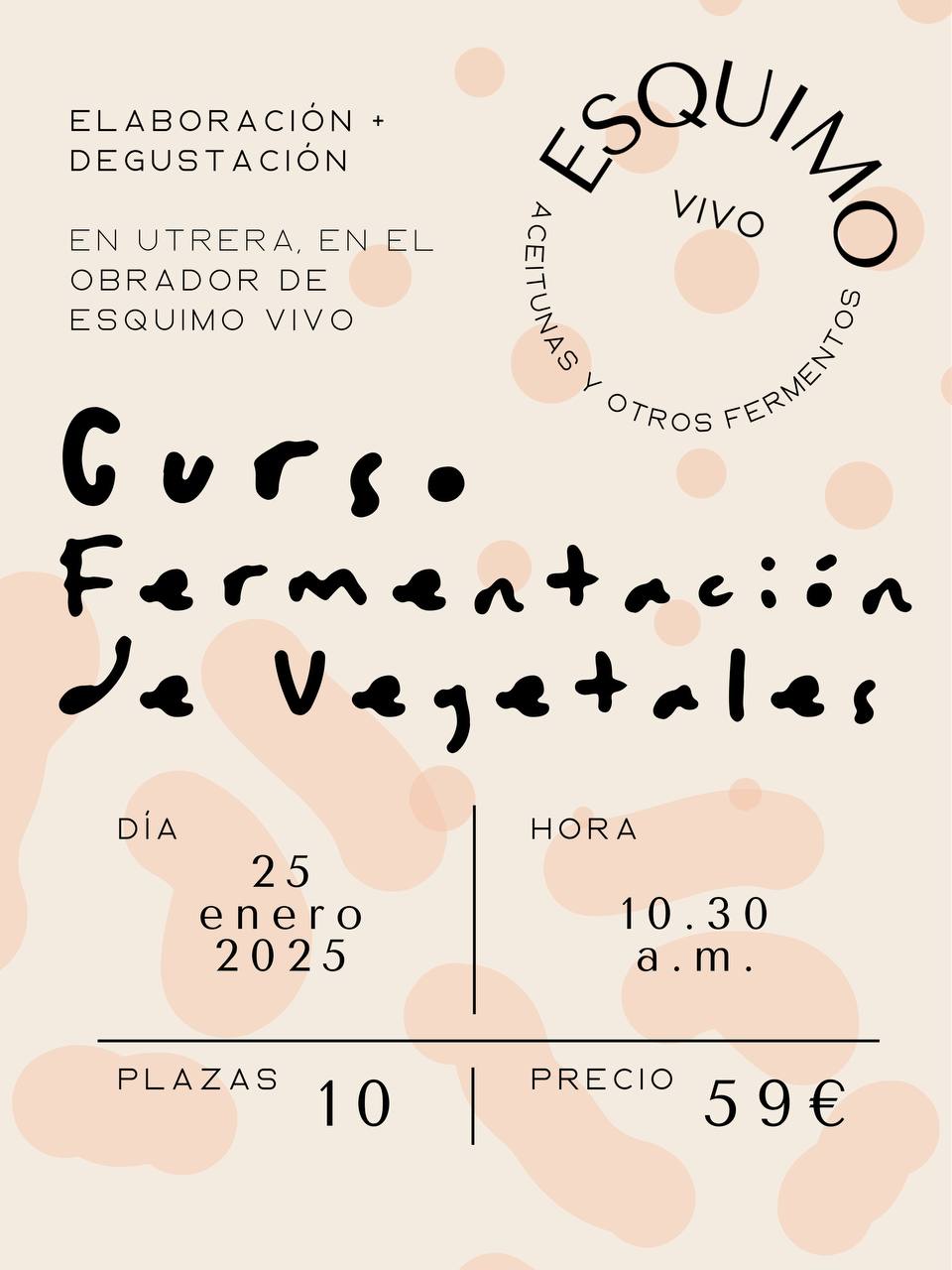 Curso de fermentación de vegetales