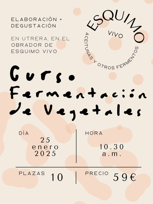 Curso de fermentación de vegetales